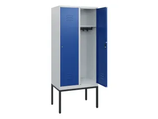 locker,HxBxD 1950x800x500mm,2vak,vak B 400mm,cil.-slot,voetonderstel - 2