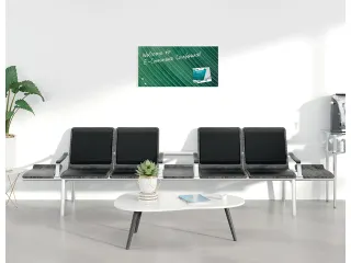 Glasmagneetbord Sigel mat PALM LEAFS 91x46cm - 5
