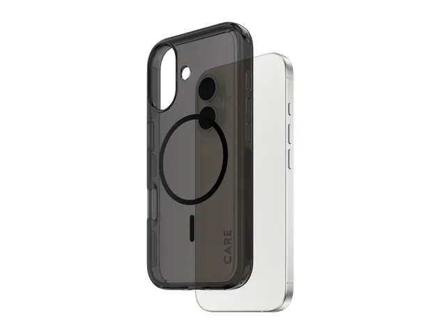 PanzerGlass CARE by Smokey Case w. Black MagSafe iPhone 17, Hoes