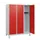 schoollocker,HxBxD 1630x1200x500mm,3vak,vak B 400mm,cil.-slot,voeten