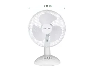 Tafelventilator BRASQ F400 Ø 30cm wit - 3