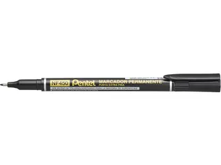 Pentel NF450-A Permanente marker Extra Fijne punt 1,2mm Zwart - 1