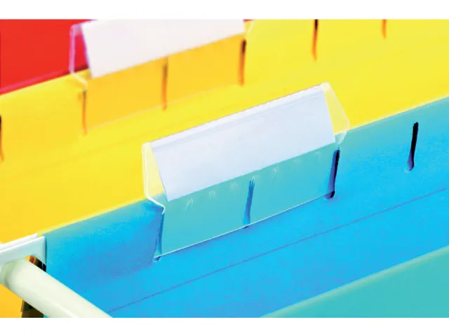 Hangmap Pendaflex verticaal folio V-bodem blauw