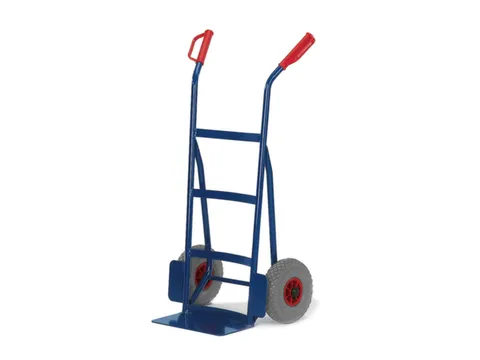 Steekwagen 250Kg Steekplaat 400X180Mm Gewelfd Staal Luchtbanden