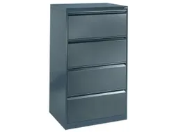 Fichekast 1357x787x590mm 4 Laden 2 Kaartenbakken per Lade Ral7021