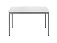 Tafel Vierkant 140x70 Cm Rechthoekig Frame Antraciet Blad Grijs