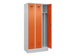 locker voor scheiding van kleding,HxBxD 1950x900x500mm,3vak