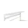legbord,v. paktafel,BxD 1800x310mm,in hoogte verstelbaar,staal