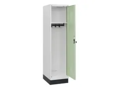 schoollocker,HxBxD 1630x400x500mm,1vak,vak B 400mm,draaigrendel,sokkel