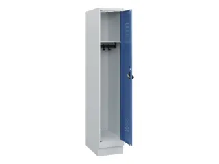 schoollocker,HxBxD 1630x300x500mm,1vak,vak B 300mm,draaigrendel,sokkel - 1