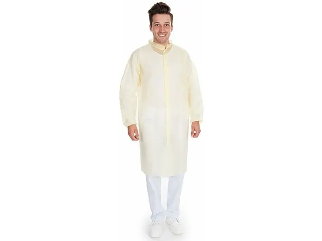 Hygonorm 27418 Bezoekersjas maat XXL geel doos à 100 stuks