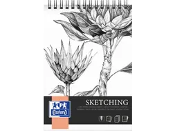 Tekenblok Oxford Sketching A4 50 vel 120 gram spiraal