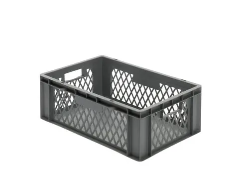 Euronorm-Stapelbak 40l H X L X B 210x600x400mm Grijs