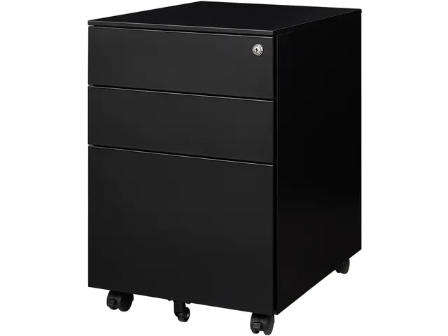 Ladeblok Verrijdbaar Zwart