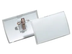 Badge Durable 8211 Click Fold met combiklem 40x75mm