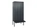 locker voor scheiding van kleding,HxBxD 2120x900x815mm,3vak