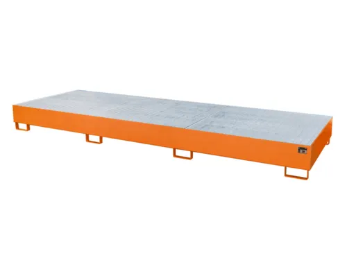 opvangbak,v. 3xIBC,opvangvol. 1000l,HxBxD 340x3850x1300mm,m. rooster