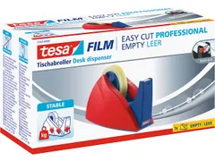 Tesa Tape Dispenser Easy Cut Voor 25mmX66m Rood-blauw