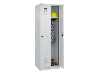 locker,HxBxD 1850x600x500mm,2vak,vak B 300mm,draaigrendel - 1