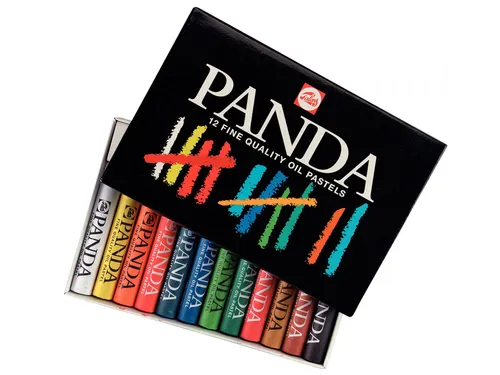 Oliepastel Talens Panda set à 12 kleuren
