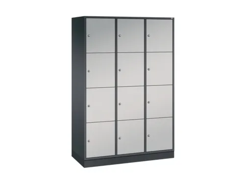 grootvolume-lockersysteem,HxBxD 1950x1220x500mm,3x4vakken,cil.-slot