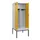 PBM-locker met bank,HxBxD 2120x800x815mm,2vak,vak B 400mm,draaigrendel
