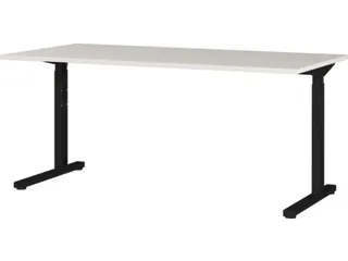 In hoogte verstelbaar bureau,HxBxD 700-800x1800x800mm,blad lichtgrijs - 1