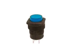 Drukschakelaar Off-(On) Met Blauwe Led