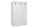 locker voor scheiding van kleding,HxBxD 1850x1200x500mm,3vak
