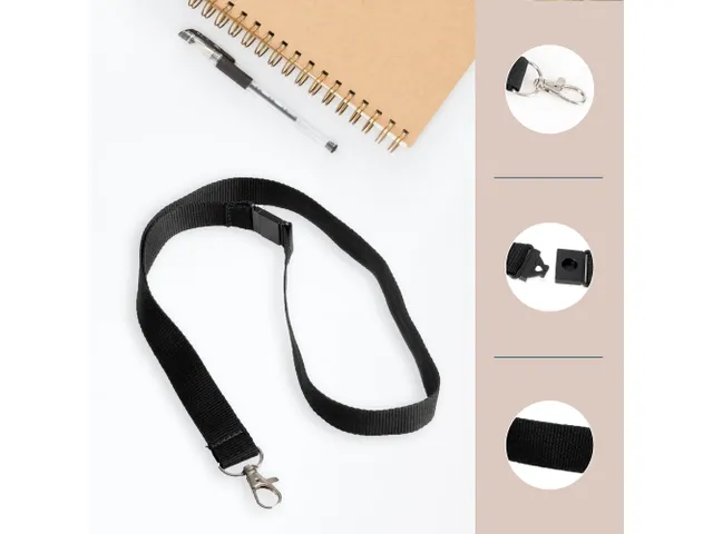 Cordon badge Europel noir 10 pièces