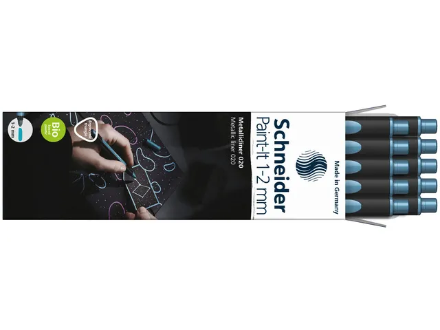 Metallic liner Schneider Paint-It 020 1-2mm polar blauw metallic