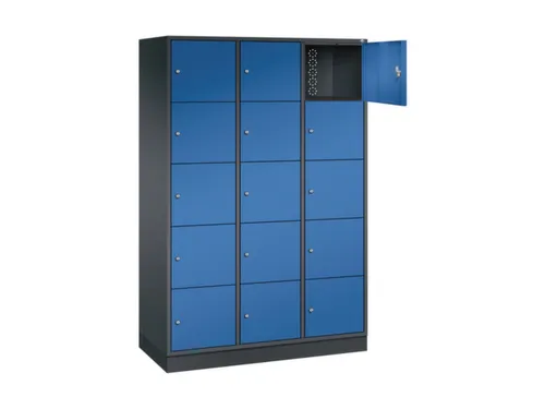 grootvolume-lockersysteem,HxBxD 1950x1220x500mm,3x5vakken,cil.-slot