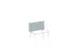 Paroi De Séparation De Table Hxlxp 600X2000X41Mm Insonorisante Gris
