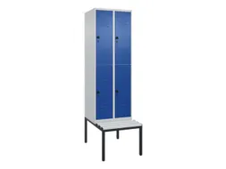 Dubbeldekse dekenkist,HxBxD 2120x600x815mm,2x2vak.,vak B 300mm