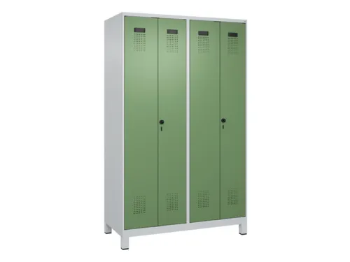 PBM-locker,HxBxD 1950x1200x500mm,4vak,vak B 300mm,draaigrendel