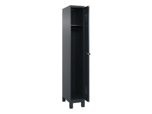 locker,HxBxD 1950x300x500mm,1vak,vak B 300mm,draaigrendel,voeten
