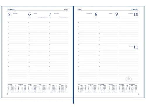 Agenda 2027 Ryam Weekplan limited edition 7dagen/2pagina's assorti