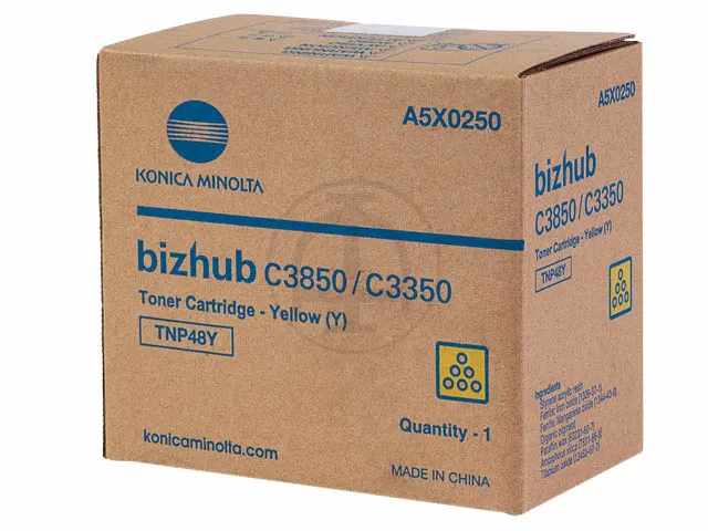 A 5 x 0250 Kon Bizhub C3350 Geel