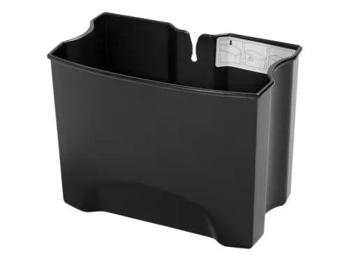 Binnenbak 15 Liter Kunststof Zwart Front Step Rvs Rubbermaid