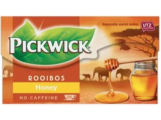 Pickwick Thee Rooibos en Honing doos 20 zakjes - 2