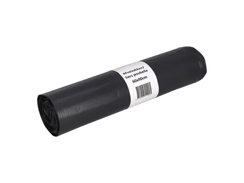 Afvalzak Cleaninq 60x90cm LDPE recycled T50 70 Liter grijs