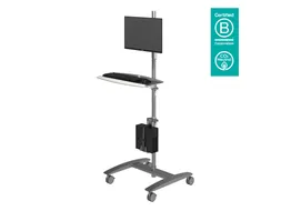 Monitorstandaard Verrijdbaar Viewmate Combo Trolley 702