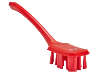 UST 4196-4 afwasborstel, rood groot, rood, lange steel, 70x395mm - 1