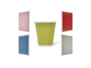 Beker porselein Les Artistes Paris 180ml met siliconen grip Groen - 5