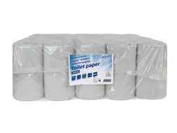 Toiletpapier Cleaninq 2-laags Recycled Wit 400vel 40 rollen