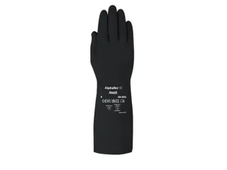 Ansell AlphaTec 38-001 butyl handschoenen, zwart, maat 10, 36 paar - 1