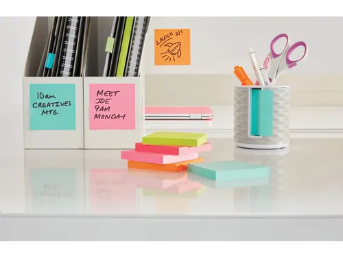 Memoblok 3M Post-it 2028 76x76mm kubus pastel roze
