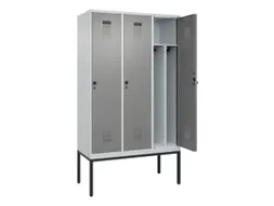 locker voor scheiding van kleding,HxBxD 2120x1200x500mm,3vak