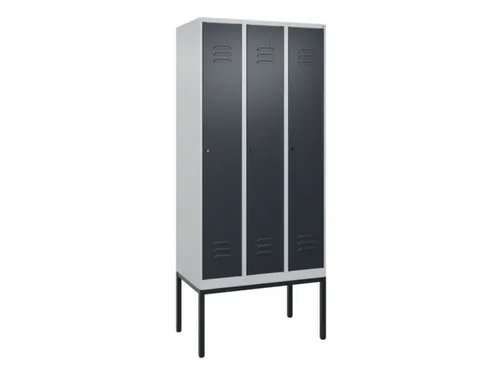 locker voor scheiding van kleding,HxBxD 2120x900x500mm,3vak
