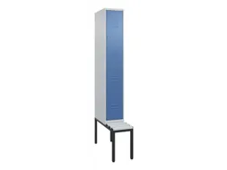 Dubbeldekse dekenkist,HxBxD 2120x300x815mm,1x2vak.,vak B 300mm